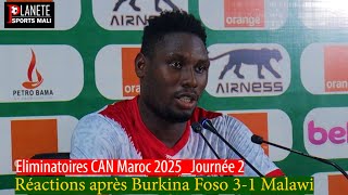 Burkina Faso vs Malawi 31 réactions daprès match [upl. by Miuqaoj]