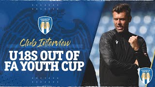 Interview  Reaction To The U18s FA Youth Cup Defeat [upl. by Ahilam]