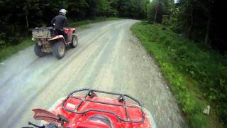 Wild ATV Riding in Jackman Maine [upl. by Nikolia]