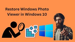 How to Restore Windows Photo Viewer in Windows 10 Using Registry Editor  GearUpWindows Tutorial [upl. by Okihcas412]