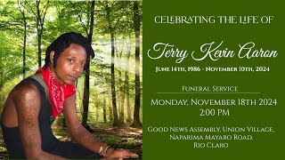 The Funeral Service of Terry Kevin Aaron [upl. by Dwyer133]