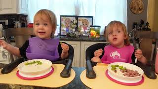 Twins try Fava beans [upl. by Leissam]