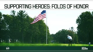 Supporting Heroes Folds of Honor  Michigan State Mens Golf  Spartans AllAccess [upl. by Comras]