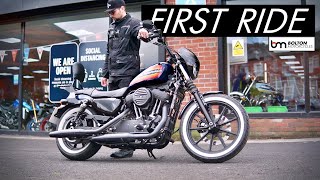 HarleyDavidson Sportster Iron 1200  First Ride Review [upl. by Ysirhc]