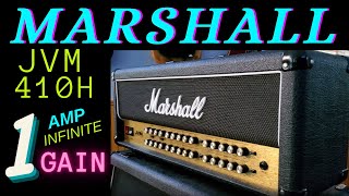 Marshall JVM 410H  1 Amp Infinite Possibilities JVM410H High GAIN Review amp DEMO [upl. by Aserat]