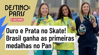 DUAS VEZES OURO NO SKATE E MAIS UM OURO NA NATAÃ‡ÃƒO BRASIL MOSTRA FORÃ‡A PAN DE SANTIAGO [upl. by Alded]