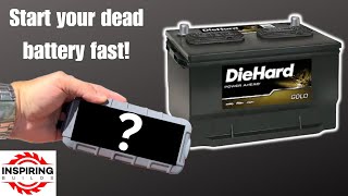 How to Charge a DEAD Car Battery 2 Fast Options [upl. by Ewnihc]