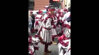 Drunk Mummer collapses at 2014 Mummers Parade with Philly Streets Talk on the scene [upl. by Aubert]