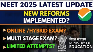 NEET 2025 Update Online Exam MultiStage Format amp Attempt Limits  Tanisha Shekhawat [upl. by Sidonius]