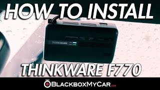 How to Install Thinkware F770 Cigarette Method  BlackboxMyCar [upl. by Wanfried]