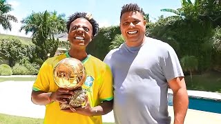 iShowSpeed Meets Ronaldo Nazário 🇧🇷 [upl. by Yrome]