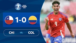 CHILE vs COLOMBIA 10  RESUMEN  CONMEBOL SUB 15  FASE DE GRUPOS [upl. by Reneta]