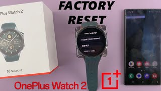 How To Factory Reset OnePlus Watch 2 [upl. by Aliahkim]