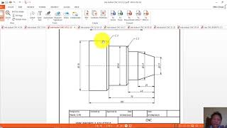 TUTORIAL MASTERCAM X5 sesi 1 Lathe  bubut Basic by Tri Wisnu H [upl. by Novj]