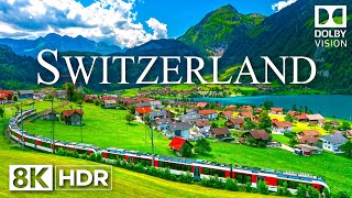 Switzerland 8K ULTRA HD HDR  Heaven of Earth 60 FPS [upl. by Enajharas989]