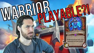 Did We Find a PLAYABLE Warrior Deck  Hearthstone Standard Gameplay [upl. by Isleana]