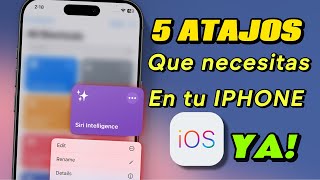 5 mejores atajos que necesitas tener en tu iPhoneipad GRATIS 🧡✔️ [upl. by Rheta]