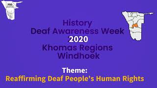 Deaf Awareness Week 2024 NNAD [upl. by Anomahs]