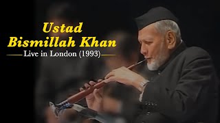 Ustad Bismillah Khan  Live in London 1993  Navras Records [upl. by Nitnert]