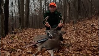 Deer Hunting New York Southern Zone Public Land 2023 BUCK DOWN [upl. by Arlan]