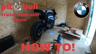 Pit bull Trailer Restraint Stand Install Pit Bull TRS System [upl. by Eillak]