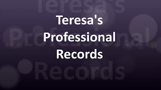 Teresas Professional Teaching Qualifications amp Experience [upl. by Annairol125]