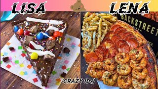 Lisa Vs Lena SPICY VS DESSERT FOOD ✨🔥LISAORLENACRAZYIDA [upl. by Aratak654]