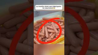 La manière dont sont fabriquées les saucisses😱😱 food découverte delicious saucisse pourtoi [upl. by Fira]