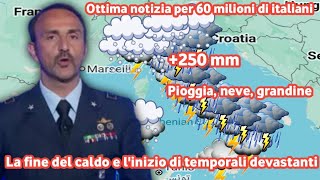 METEO  linverno sta arrivando Segnatevi questa data Preparate bombe ad acqua e grandine [upl. by Daren353]