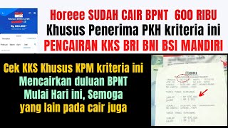 CEK SALDO KKS BRI BNI BSI MANDIRI BPNT CAIR 600 RIBU RUPIAH DIBULAN MEI UNTUK KPM KRITERIA INI [upl. by Rabbi664]