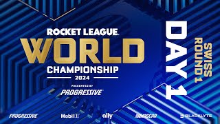 Rocket League World Championship 2024  Day 1  Swiss Round 1 [upl. by Michaela]