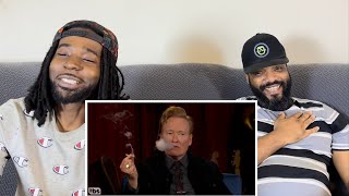 Conan Takes A Hit Of Seth Rogan’s Joint Reaction [upl. by Mcafee]