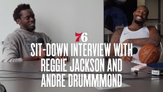 Reggie Jackson and Andre Drummond Reconnect in Philly [upl. by Lais925]