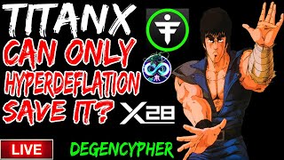 Titanx Will Hyperdeflation Be Enough Save It  X28 amp Vyper Review [upl. by Htenay219]