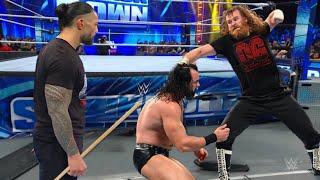 WWE 3 december 2024 Omg  sami zayn amp roman reigns takes revenge from drew McIntyre in brutal match😡 [upl. by Arrik]