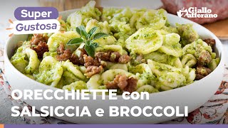 ORECCHIETTE con BROCCOLI SALSICCIA e PEPERONCINO veloce gustosa e dal tocco piccantino🥦😍 [upl. by Jennine]