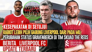 DONE 🥰 Deal Sepakat Personal Rabbiot Dan Liverpool 👀Gravenberch Pindah Posisi 🔴YNWA [upl. by Zoltai]