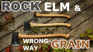 Rock Elm Axe Handles Making using quotwrongquot grain orientation and history [upl. by Neelhsa]