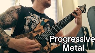 Progressive Metal  Legator 8 String Guitar [upl. by Ellinnet]