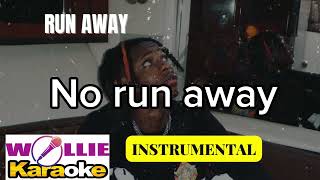 Run away karaoke Khalid ft Gyakie [upl. by Norrabal]