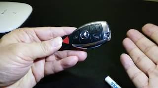 How to Replace Benz ML350 Smart Key Battery [upl. by Adnamor]