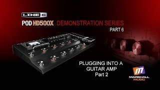 POD HD500X Demonstration Part 6  Peter Hanmer [upl. by Derk]