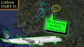 REAL ATC Air Astana has SERIOUS FLIGHT CONTROL ISSUES [upl. by Coshow642]