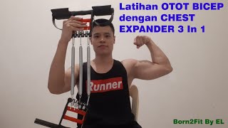 Cara Latihan Bicep Pakai Chest Expander 3 In 1 Chest Expander Bicep [upl. by Ahsilek]