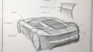 Car Design 101 Vehicle Rendering Basics [upl. by Otsirave]