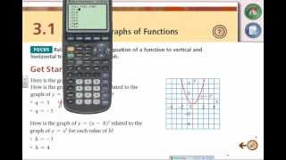 Transformations Lesson 3 1 Translating Graphs of Functions [upl. by Davina]