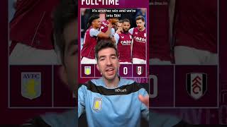 10 Unbeaten Villa Go 5th 📈  Aston Villa 10 Fulham Instant Reaction [upl. by Reel715]