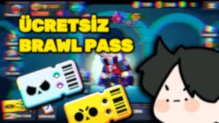 Brawl Starsta ÜCRETSİZ Brawl Pass Nasıl Alınır 2024 Güncel [upl. by Anattar456]