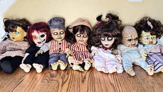 SPIRIT HALLOWEEN HAUNTED POSSESSED DOLL COLLECTION 👻 [upl. by Assej]