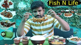 Fresh Sea Foods  Fish amp Life Restaurant in Tirunelveli  Crab  Prawn  Fish  a Day With Ragu [upl. by Nirro]